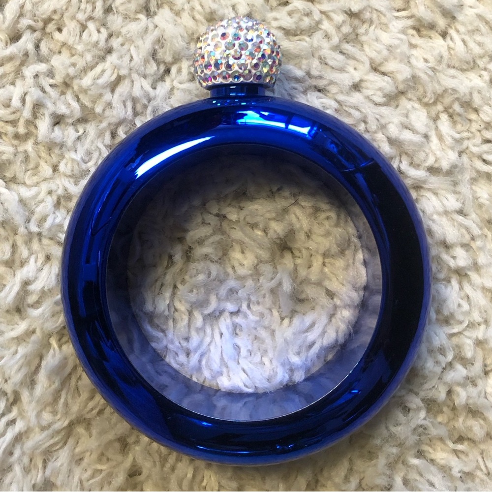 Flasket Blue with Rhinestone top